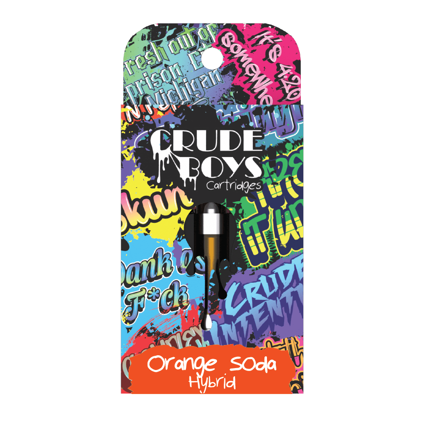 Photograph of product: Crude Boys - Orange Soda Cartridge