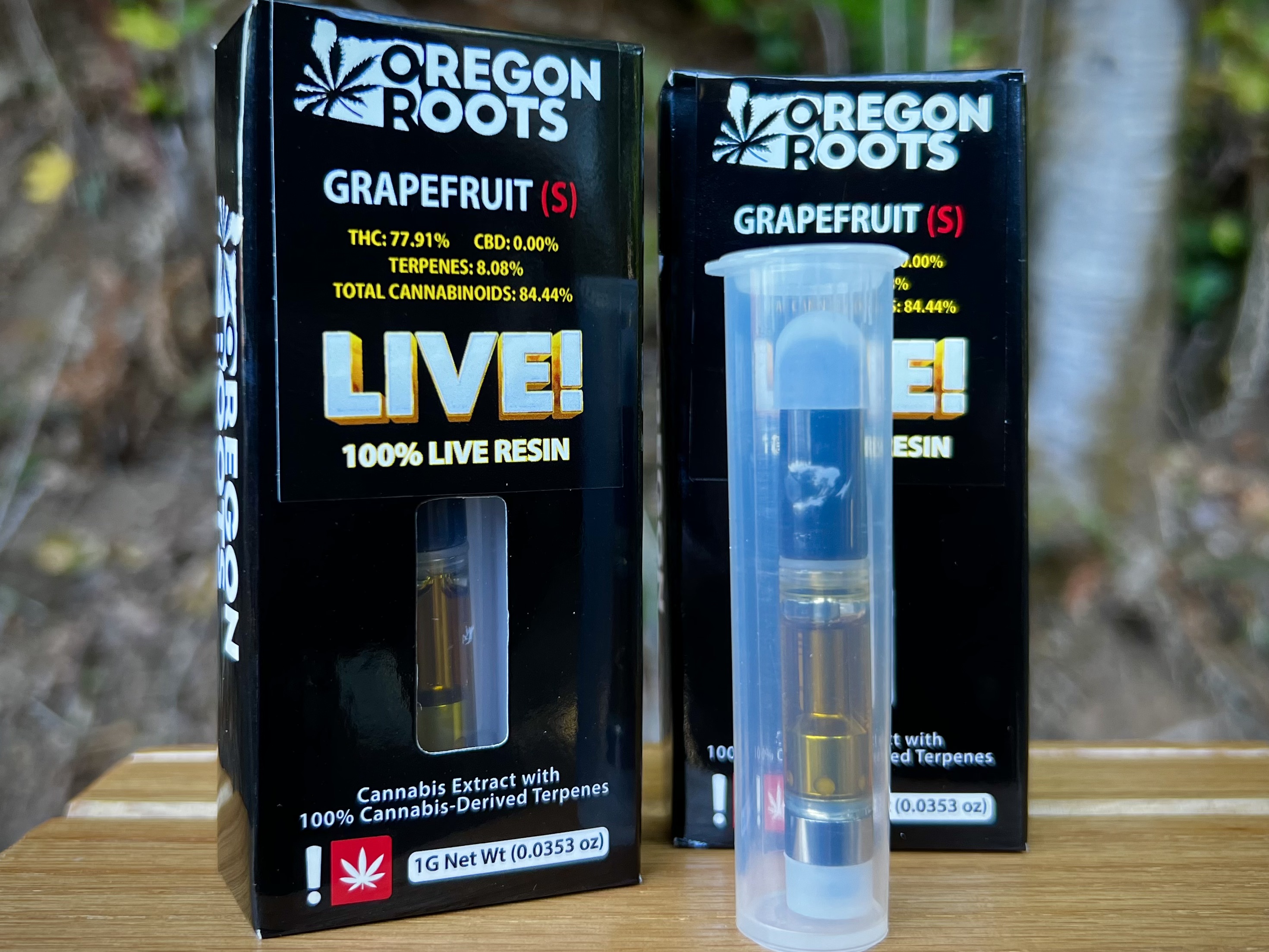 Photograph of product: Strawberry Fields Live Resin Cart - Oregon Roots