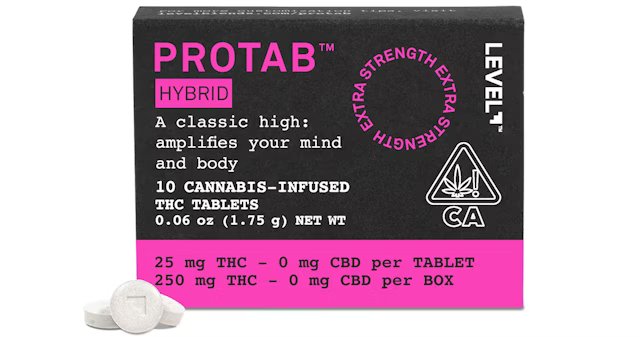 Photograph of product: LEVEL | Hybrid Protab | Tablets | 5pk | 100mg