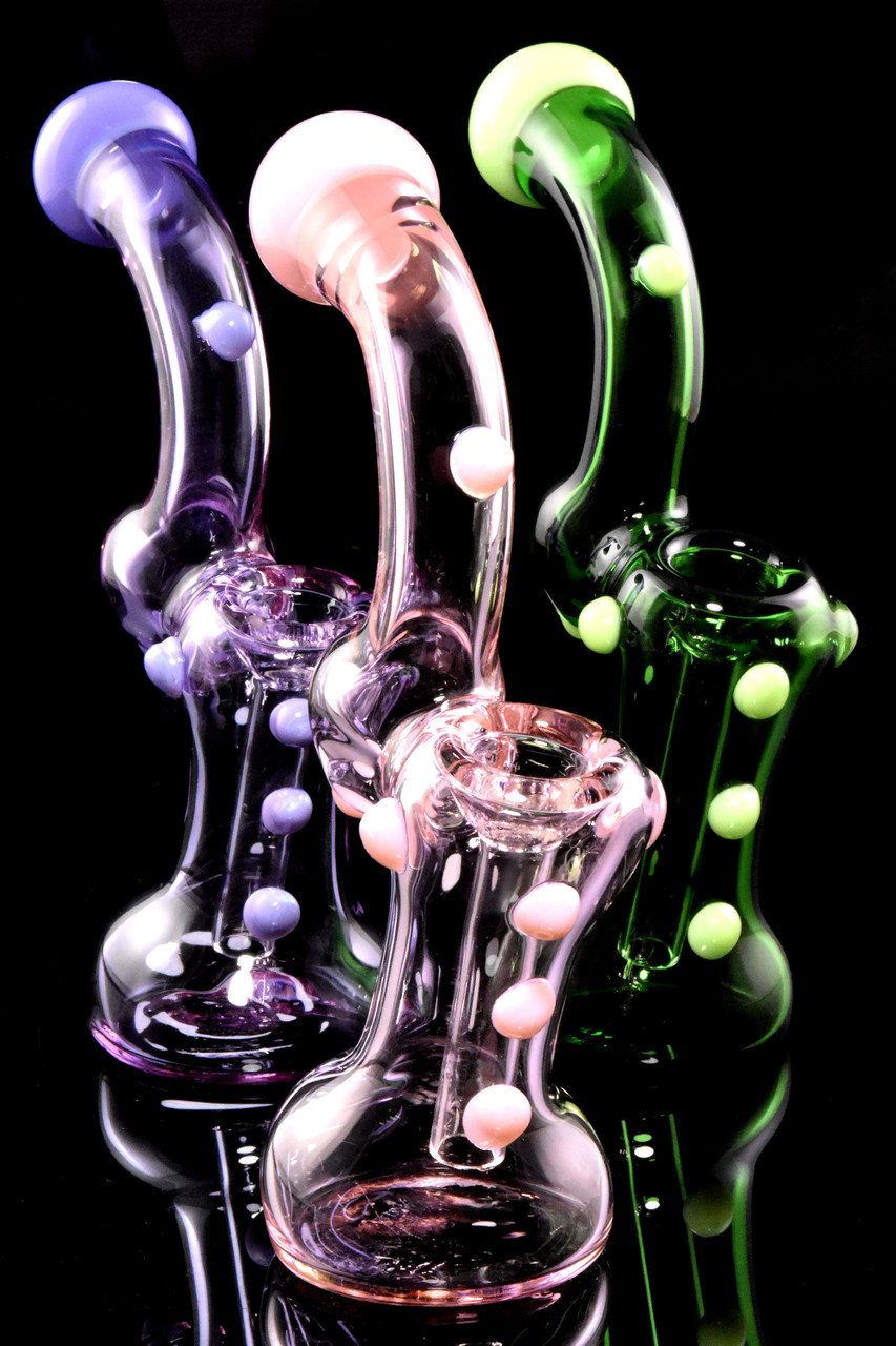 Photograph of product: Bubbler Large - 7" Neon Colored Sherlock Bubbler $45
