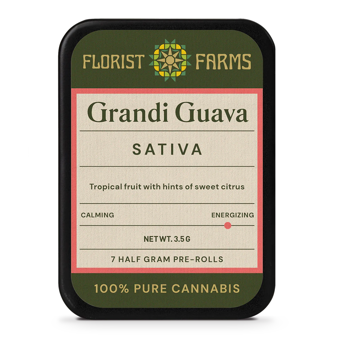 Photograph of Product: Florist Farms | Grandi Guava | Prerolls l | 7 Pack