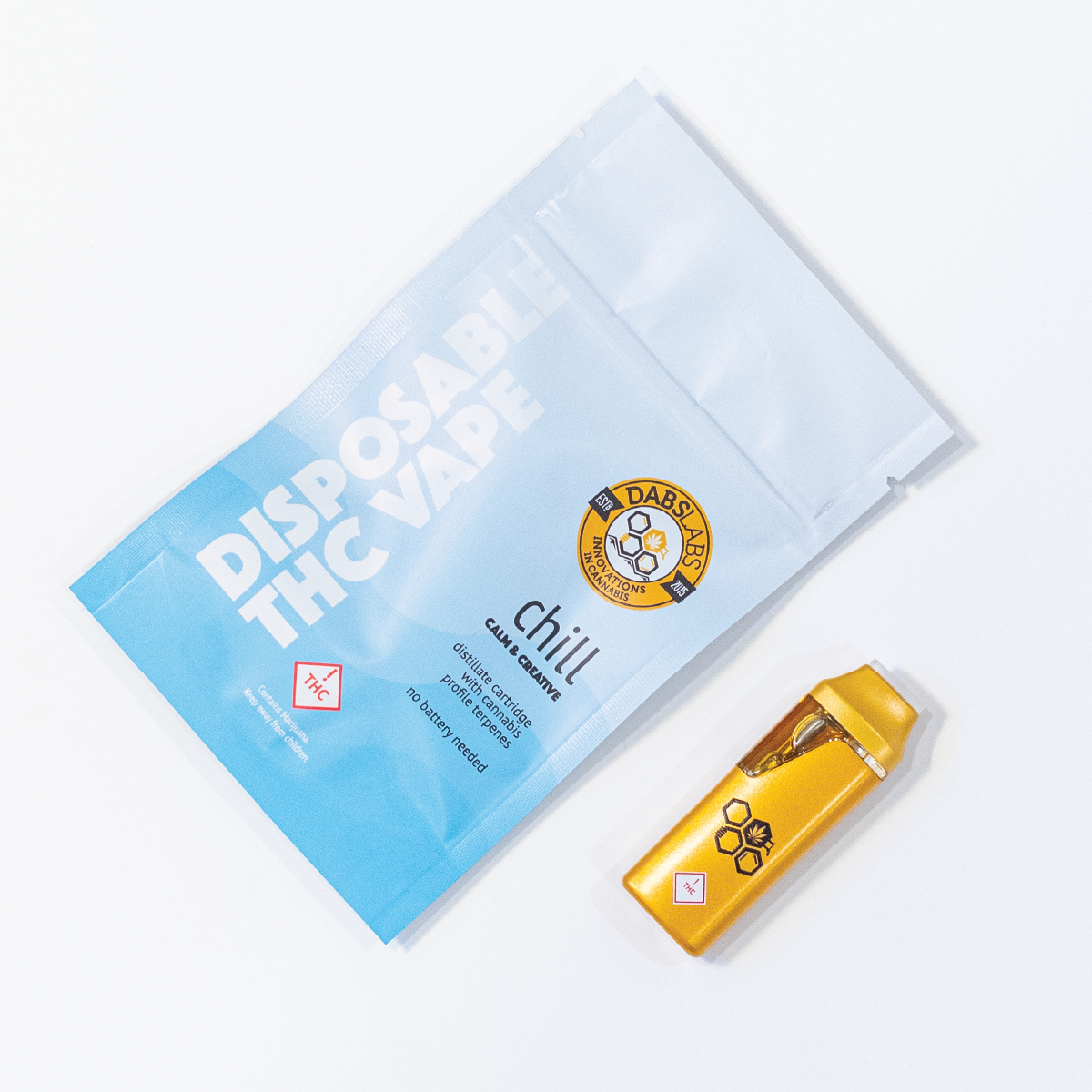 Photograph of Product: Rec Dabs Labs Disposable - Chill