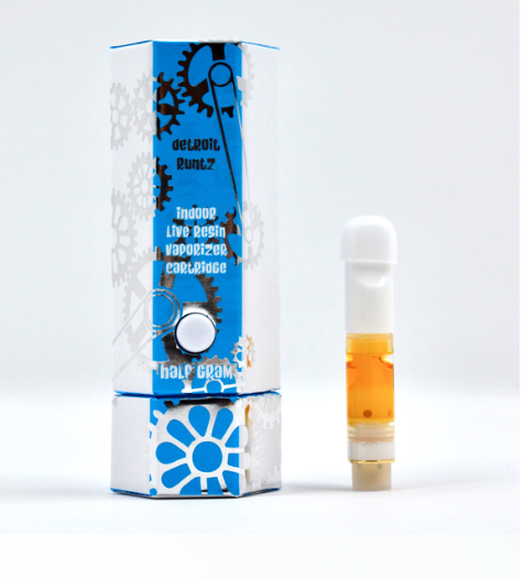 Photograph of product: Doughboi Farms | Detroit Runtz | Live Resin | Cartridge