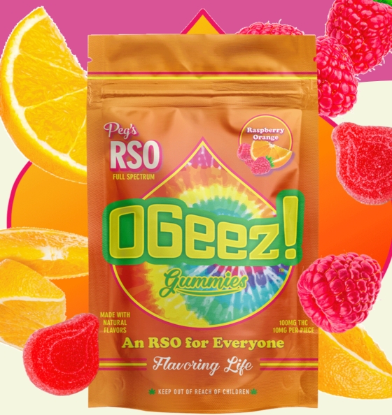 Photograph of Product: Gummies | Peg's RSO | Raspberry Orange [10pk]