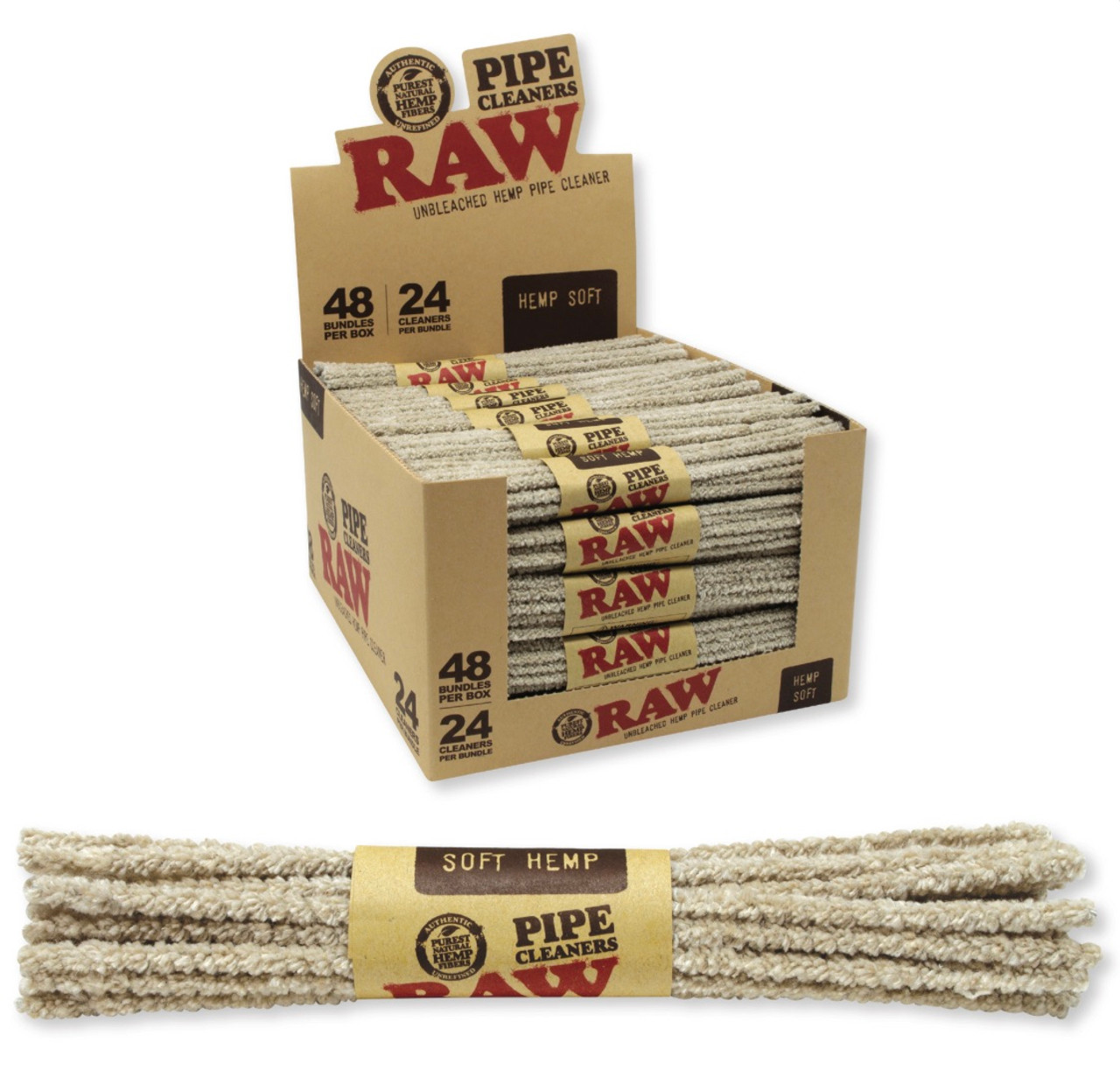 Photograph of product: Hemp Bristle Pipe Cleaners 24PK