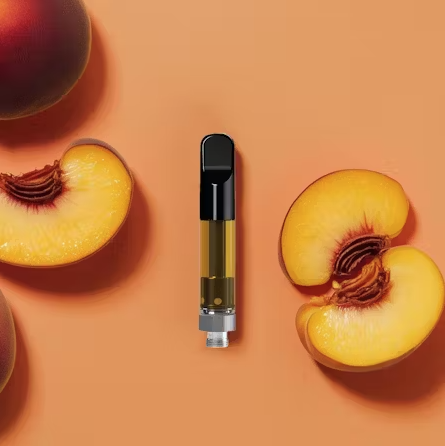 Photograph of product: Theory Wellness Peaches & Creme (H) Vape Cartridge 1g