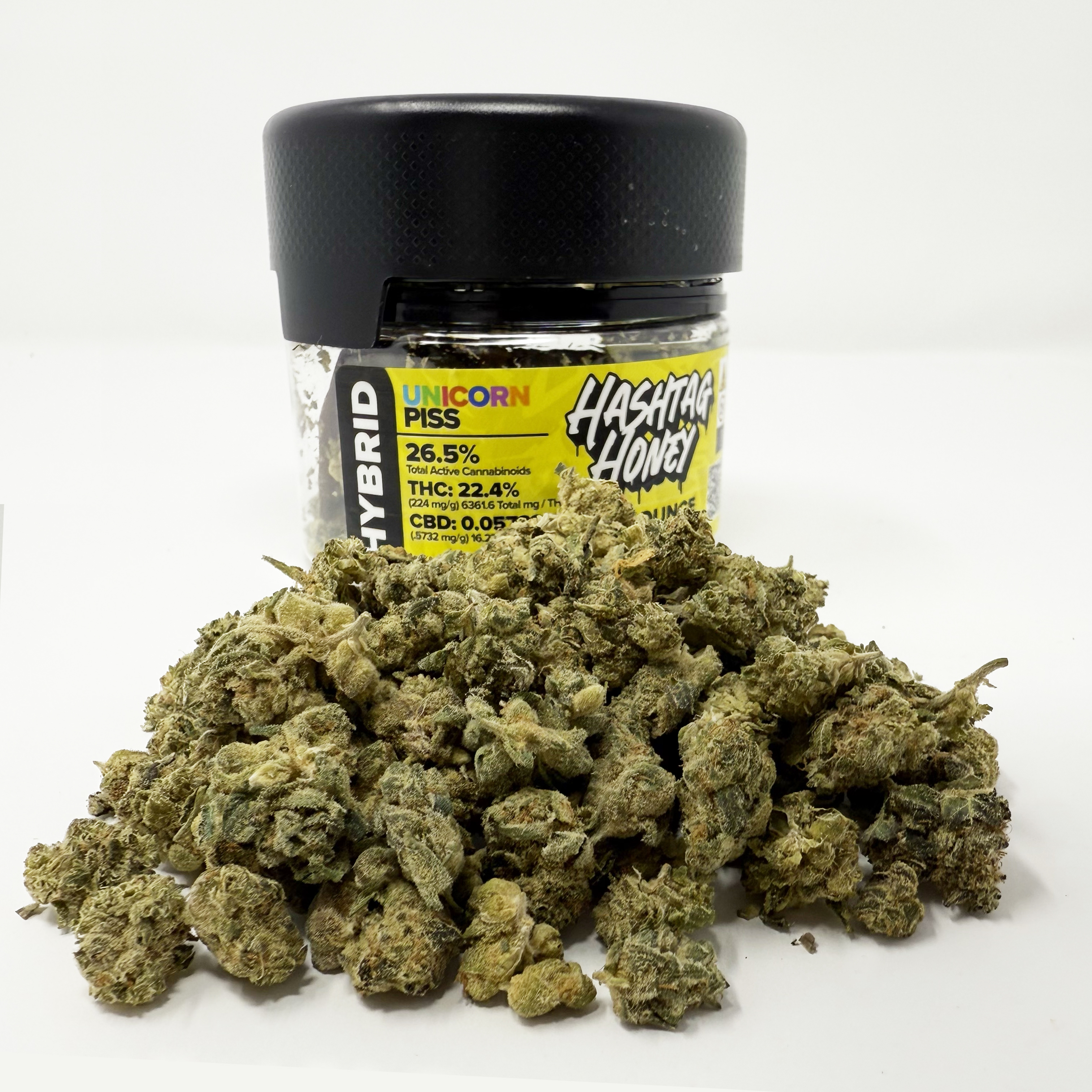 Photograph of product: au chocolattag Honey | Unicorn Piss | Flower TAC 26.5% - 28g