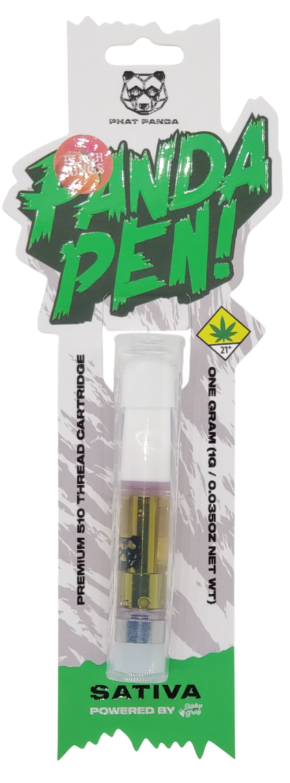 Photograph of product: Phat Panda VAPE Peach Ringz Cart 1g