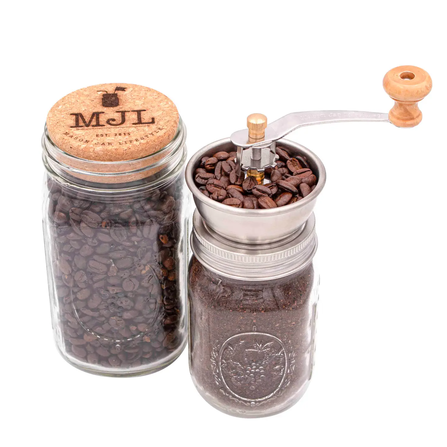 Photograph of product: COFFEE + SPICE GRINDER FOR MASON JAR