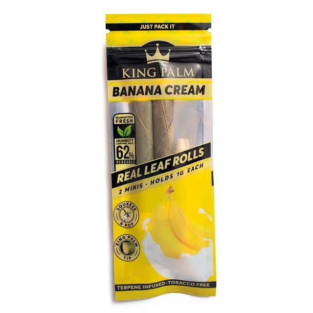 Photograph of product: King Palm "MINI" Banana Cream 2pk