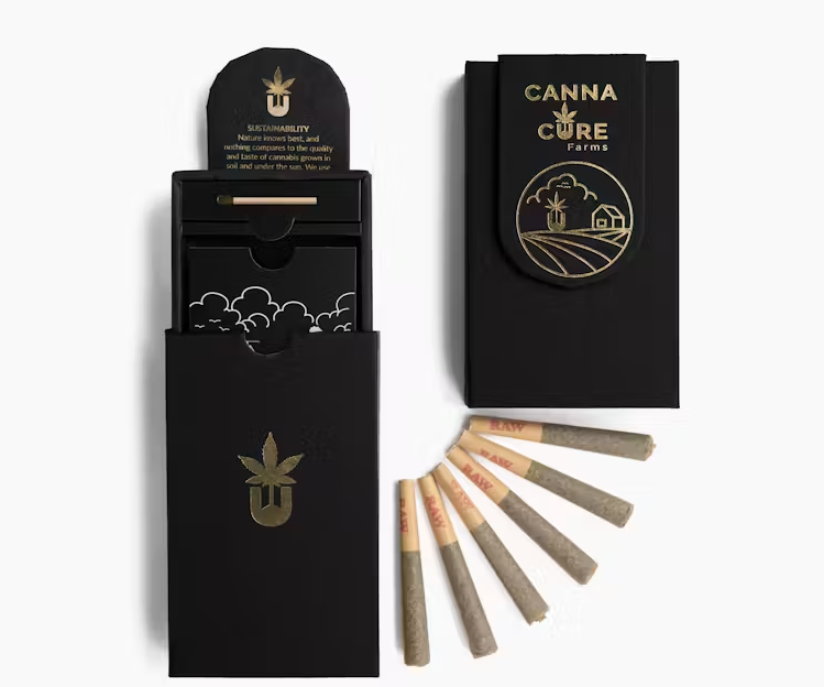 Photograph of product: Canna Cure Farms | Preroll 6 Pack | Strawberry Runtz