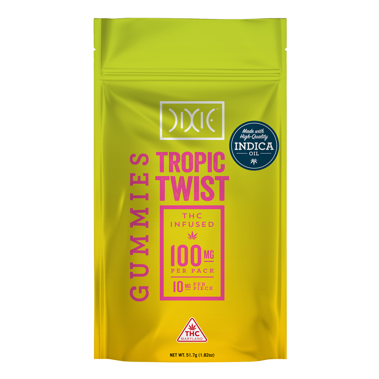 Photograph of product: Dixie | Tropic Twist Oui'd | 10mg Chews (10pk)