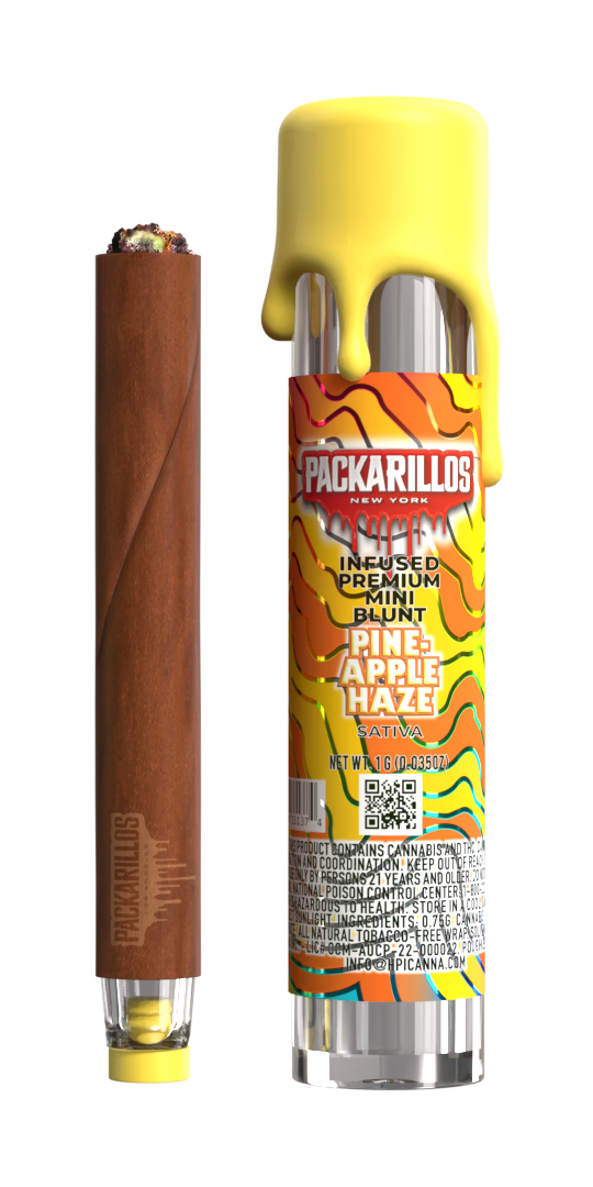 Photograph of product: Pineapple Haze "Packarillos" Mini Blunt