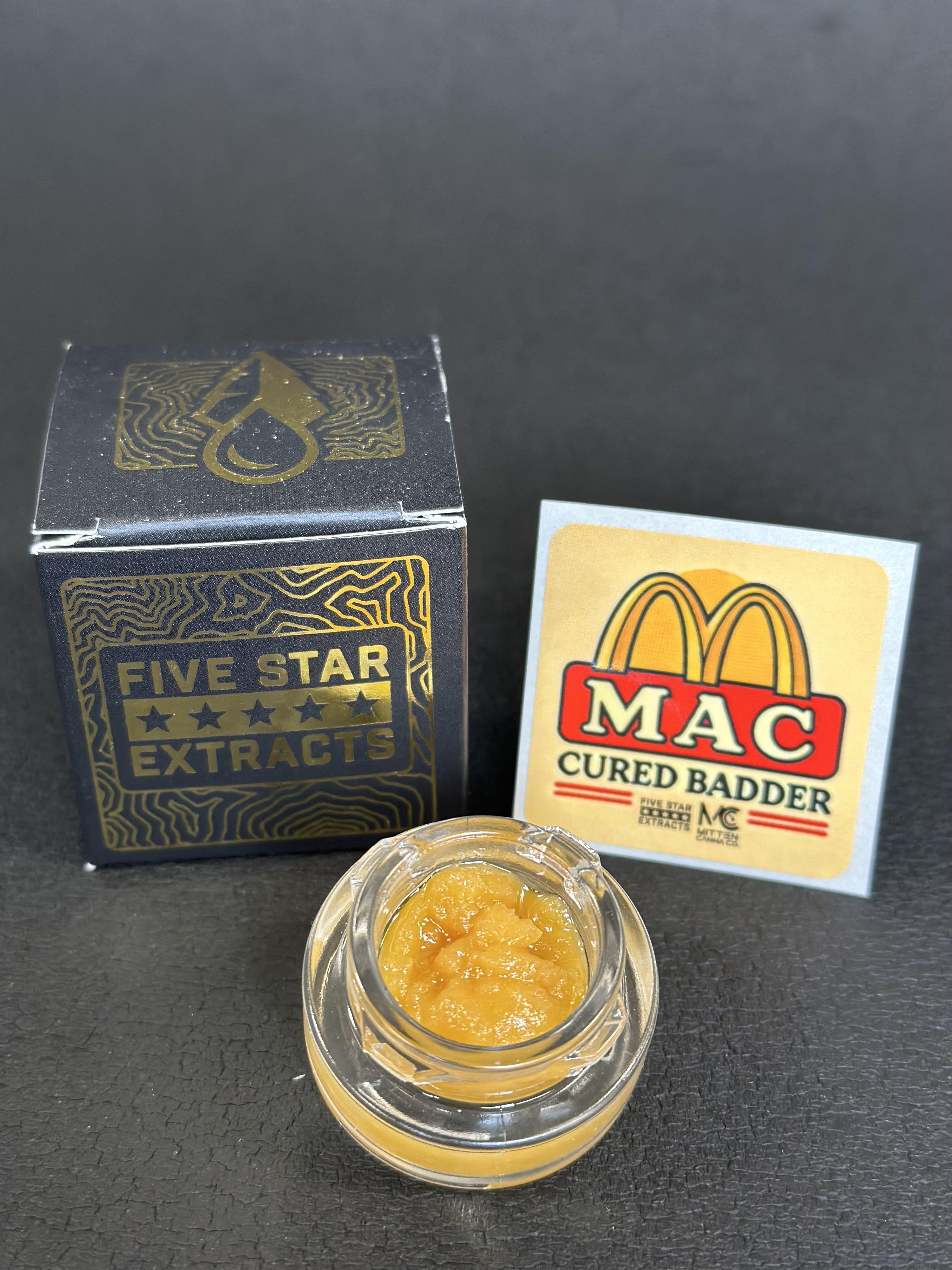 Photograph of product: 1g | Mac | Cured Badder