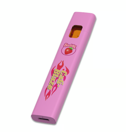 Photograph of product: Cali Blaze - Strawberry Live Resin Disposable