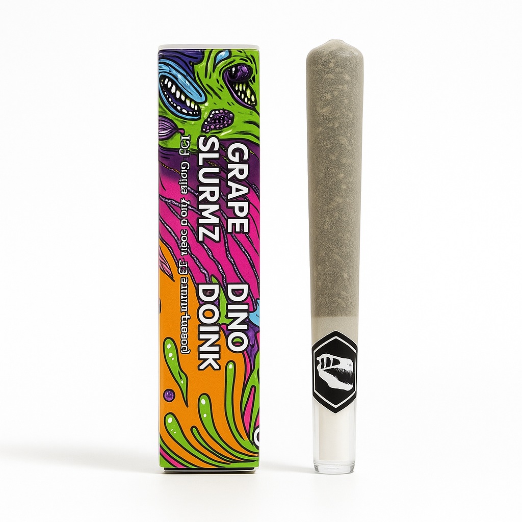 Photograph of product: Apex Solventless - Slurmz x Grape Zoda Dino Doink - 2.5g