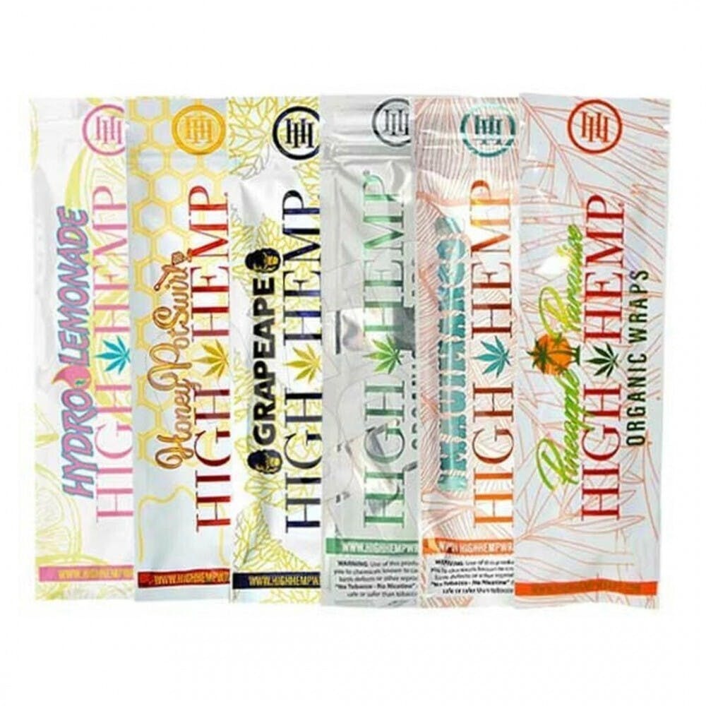 Photograph of product: High Hemp Organic Wraps 2pk