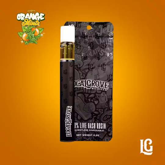 Photograph of product: Local Grove - au chocolat Rosin Disposable - Orange Mintz