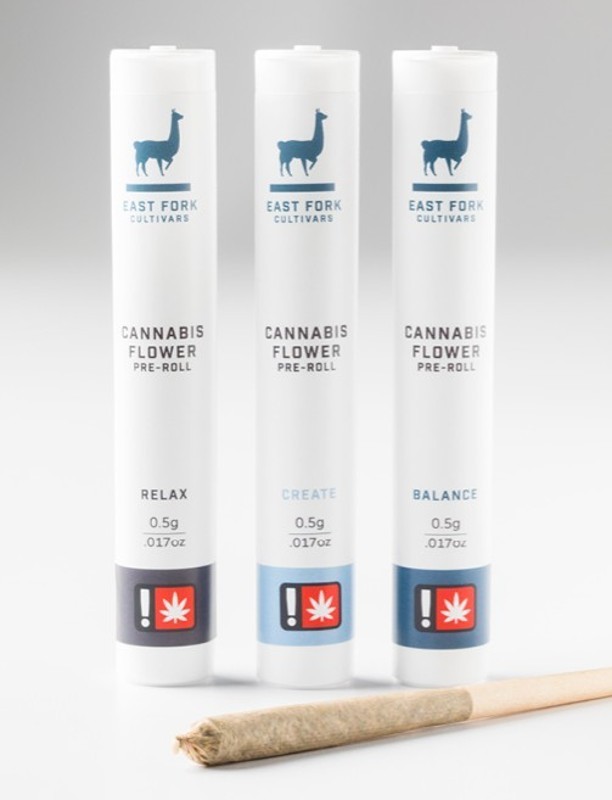 Photograph of product: East Fork Cultivars - RELAX: PINEAPPLE KUSH - Preroll - - I