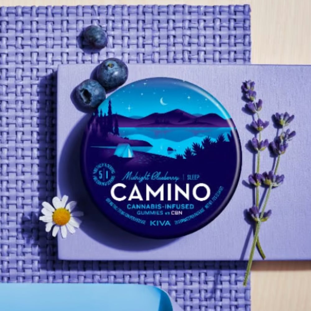 Photograph of product: Camino | Midnight Blueberry 5:1 THC:CBN 20pk | 100mg