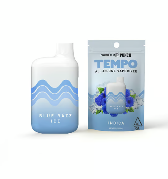 Photograph of product: Blue Razz Ice - All-In-One Vape