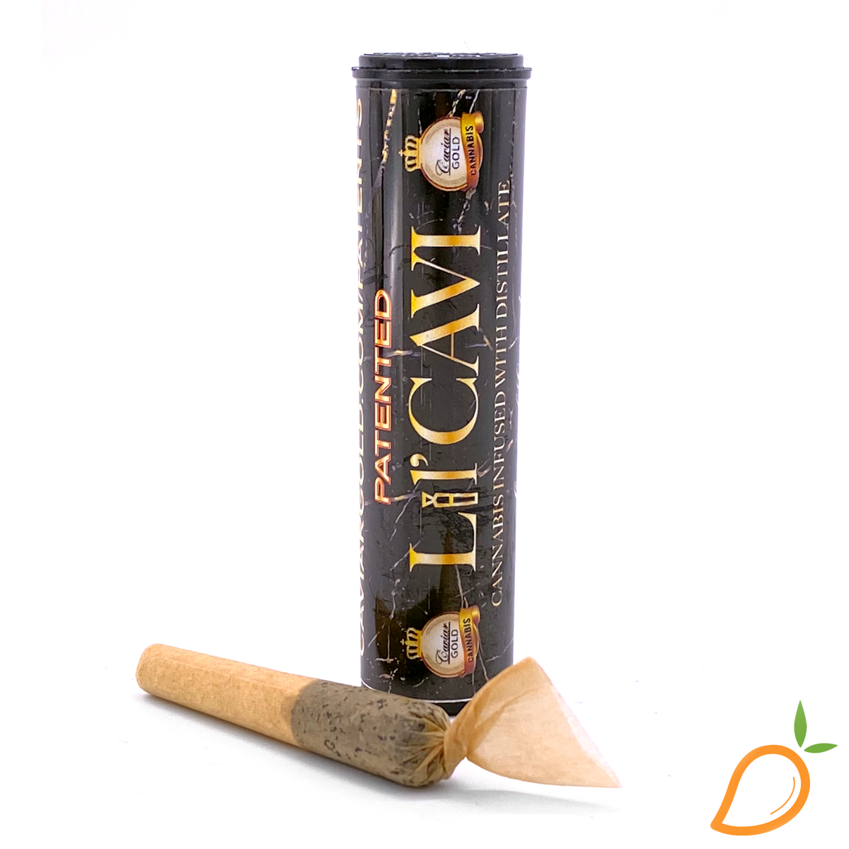 Photograph of Product: 0.3g Original Gangsta Infused Lil Cavi Preroll Caviar Gold