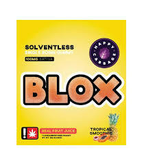Photograph of product: Happy Cabbage - BLOX: TROPICAL SMOOTHIE - Live Rosin Gummy - (100mg) - S