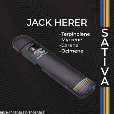 Photograph of product: Jack Herer FLEX Disposable Vape | 1g - 