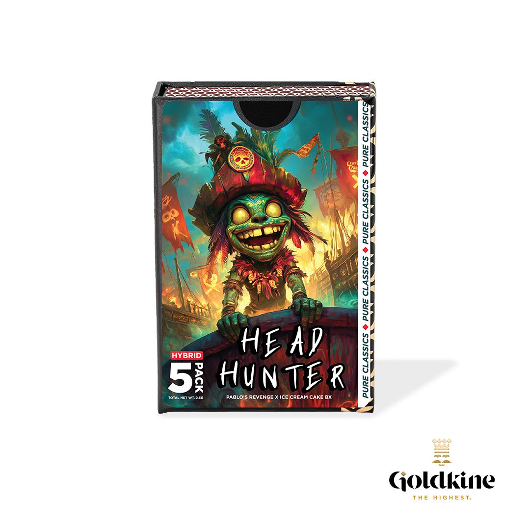 Photograph of product: Head Hunter Prerolls 5 Pack by Goldkine