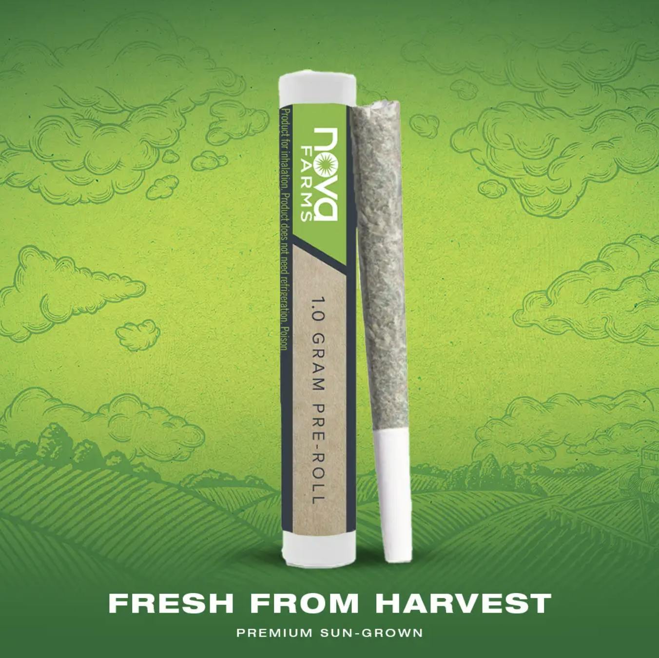 Photograph of product: Nova Farms Wookie Pie (H) Pre-Roll 1g