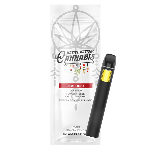 Photograph of product: Native Nations Oui'd | Vape | Jealousy | 0.5g AIO