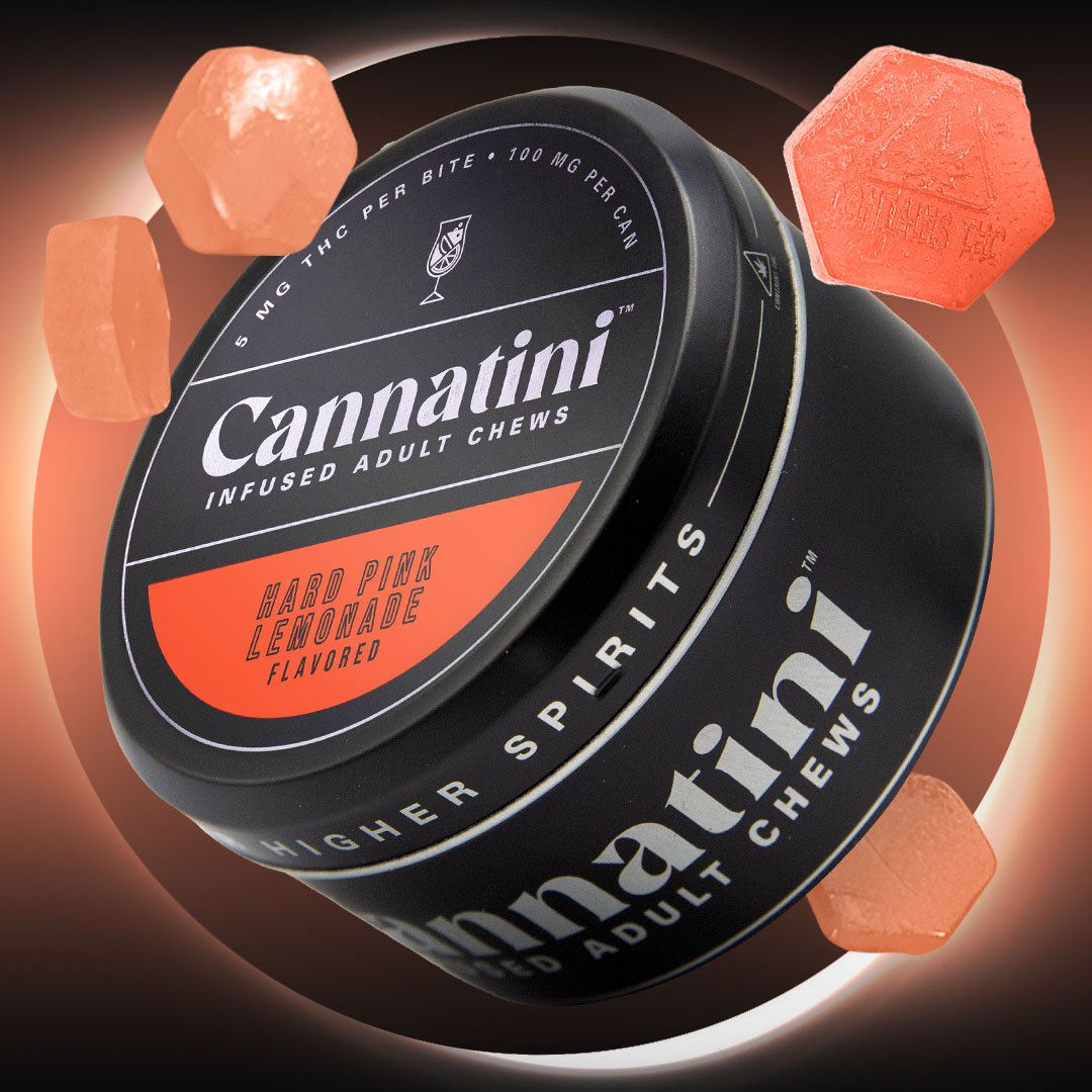 Photograph of product: Hard Pink Lemonade Chews | 20 Servings