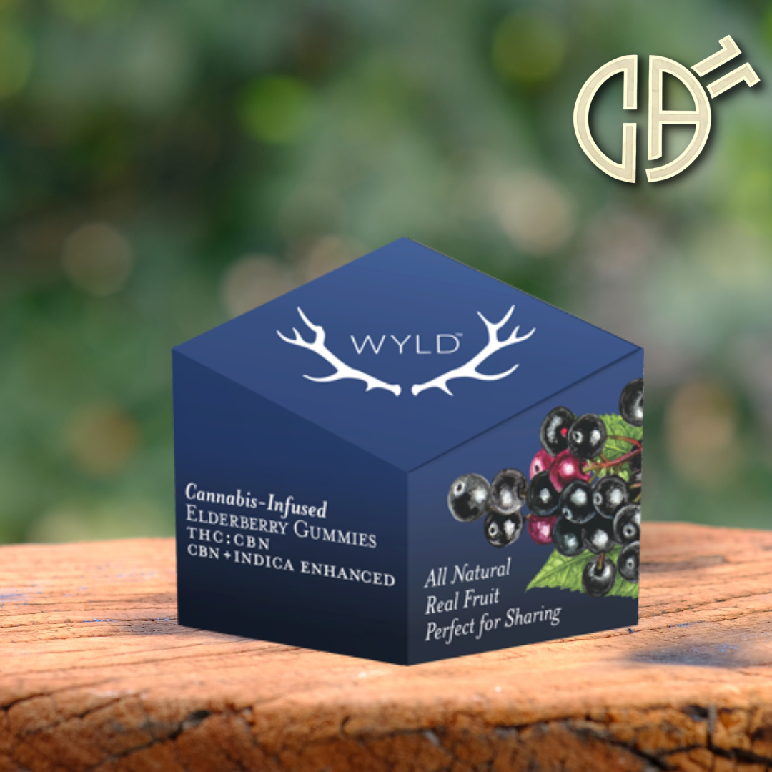 Photograph of product: Elderberry Sleep 2: Gummies 10mg TH-oui:5mg CBN - 10pk | 100mg