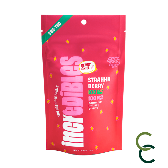 Photograph of product: Strahhhberry Gummies - 1:1 (CBD:TH-oui)