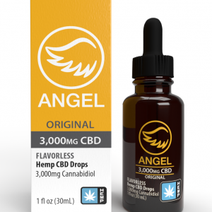 Photograph of product: Angel - 3,000 mg CBD Lemon Ginger Tincture