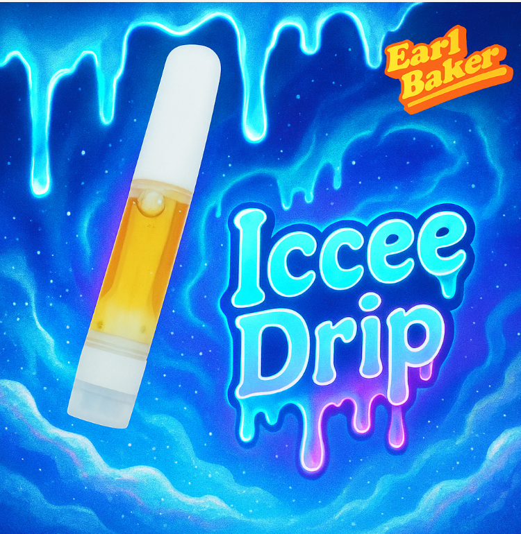 Photograph of product: Earl Baker Iccee Drip Vape 82.73% (H) 1g - 00074