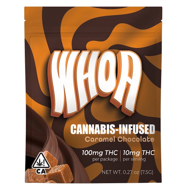 Photograph of product: Caramel Chocolate (H) 100mg Chocolate Bite - Caramel Chocolate