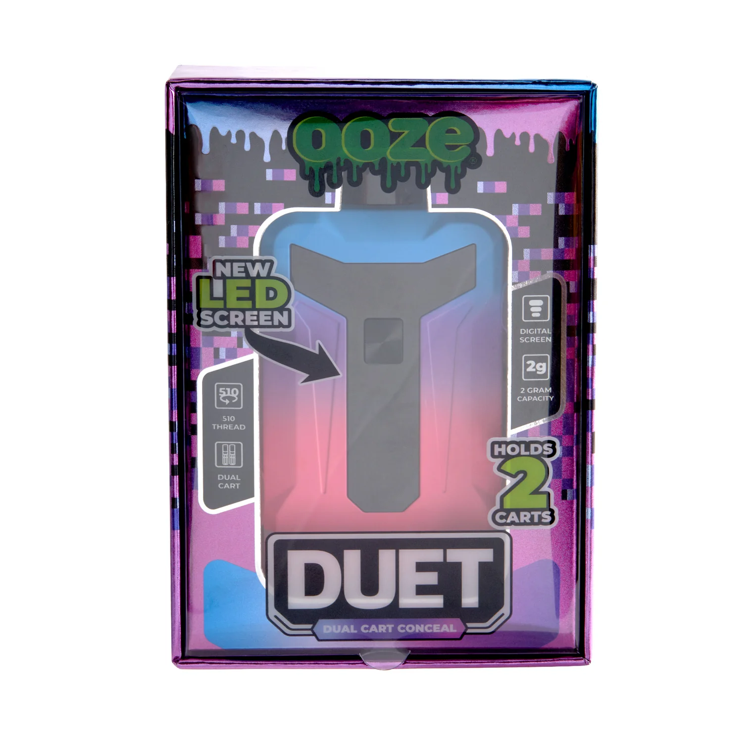 Photograph of product: Ooze | Duet | Dual Cart Conceal Battery | Twilight