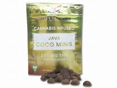 Photograph of product: TRIPLE PHOENIX | JAVA COCO MINIS | 200mg CHOCOLATE