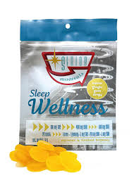 Photograph of product: Sleep Wellness: Lemon Ginger | 1:4: Gummies | 20pk | 5mg