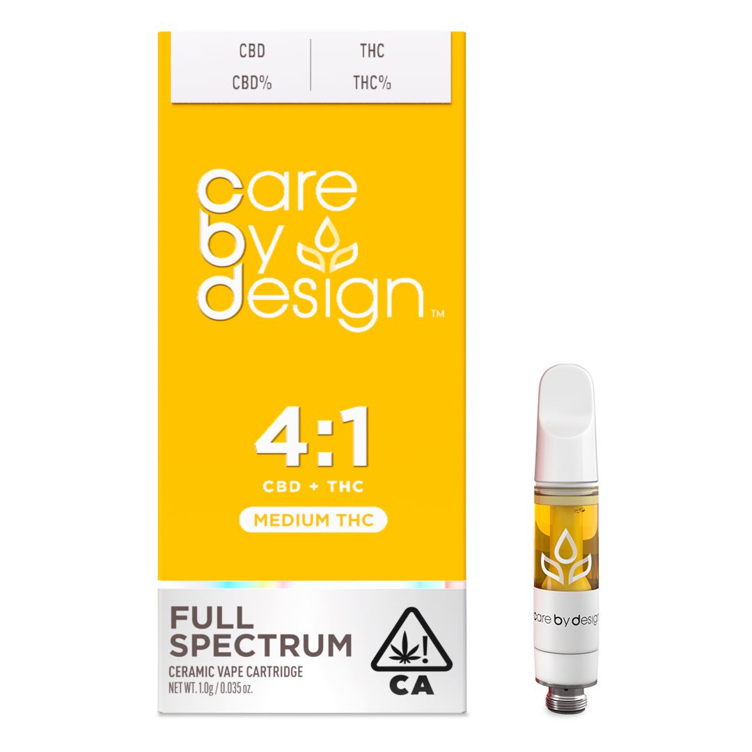 Photograph of Product: Care By Design - 1g Cartridge - 4:1 CBD:THC
