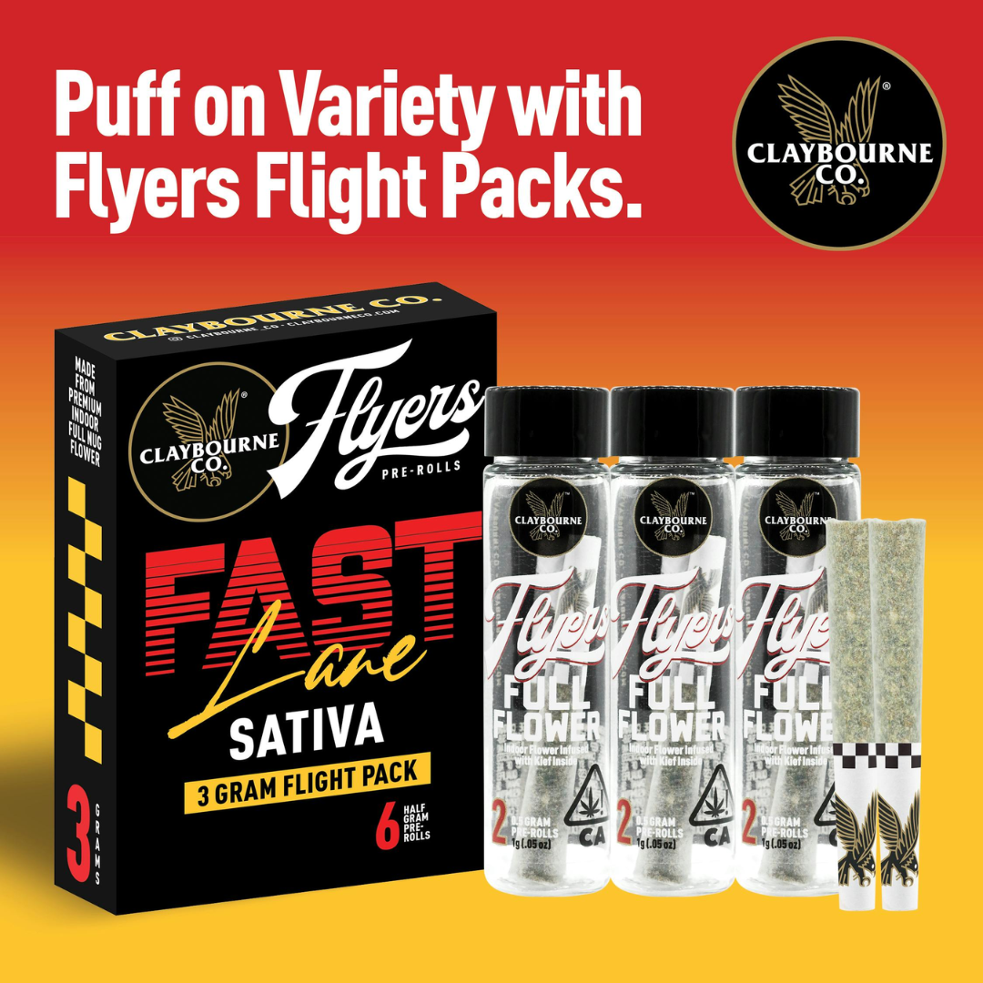 Photograph of product: Claybourne Co. - Fast Lane (Oui'd) Flyers Flight Pack 6pk