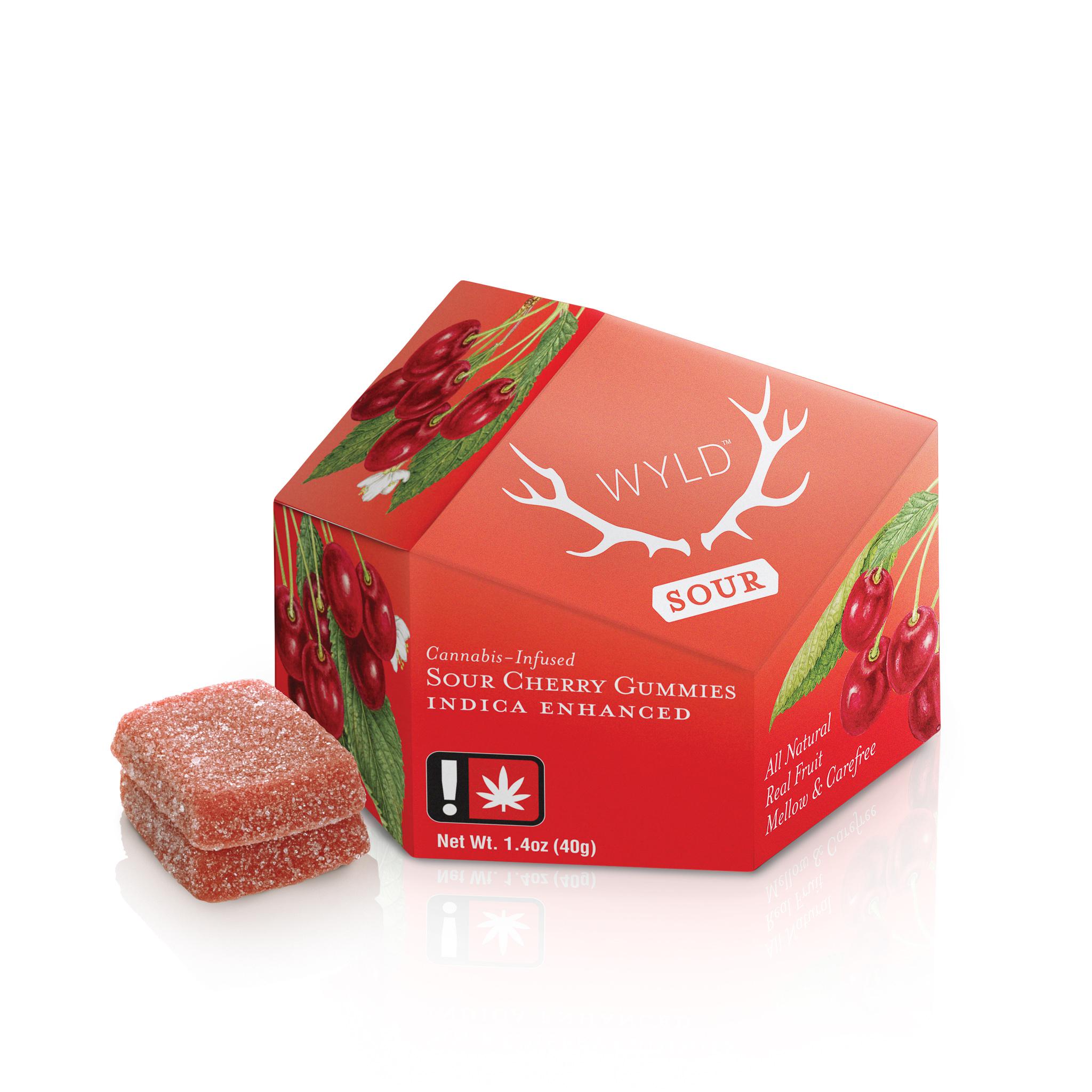 Photograph of product: WYLD | 10pc | Oui'd | SOUR CHERRY