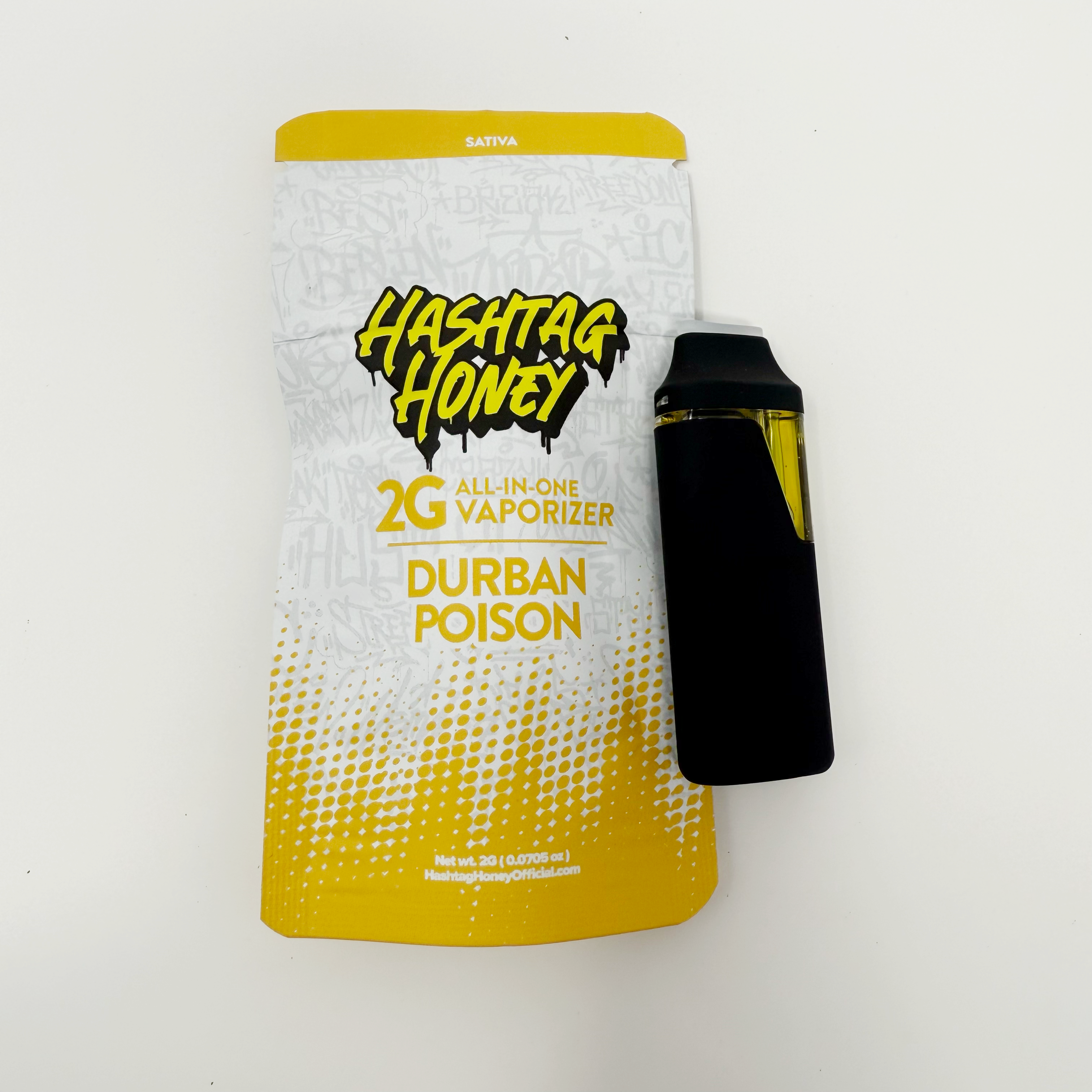 Photograph of Product: Hashtag Honey - Durban Poison Disposable Vape