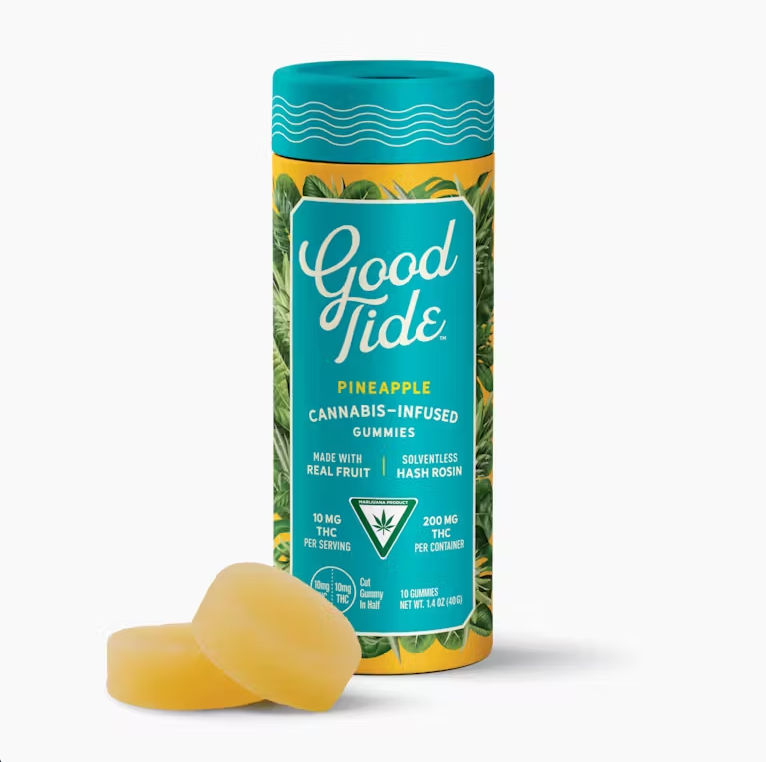 Photograph of product: PINEAPPLE [S] SOLVENTLESS GUMMIES - 100 MG