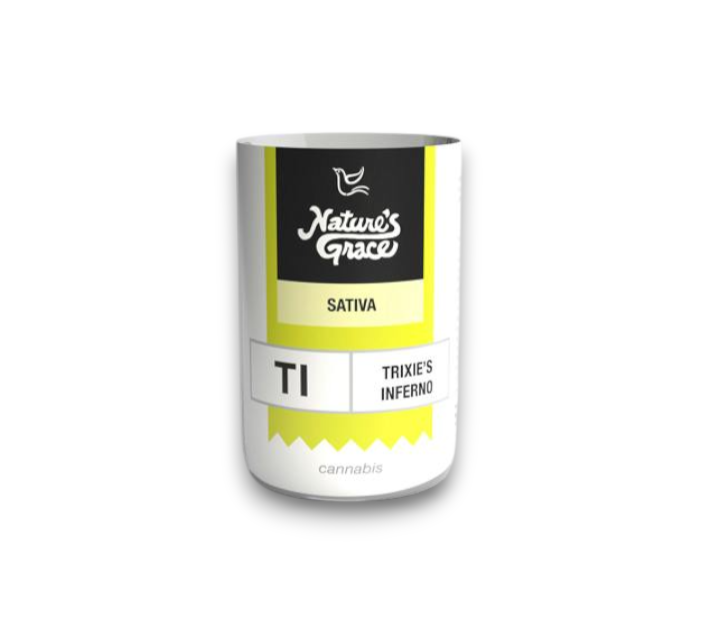 Photograph of product: Trixies Inferno Flower - 3.5g