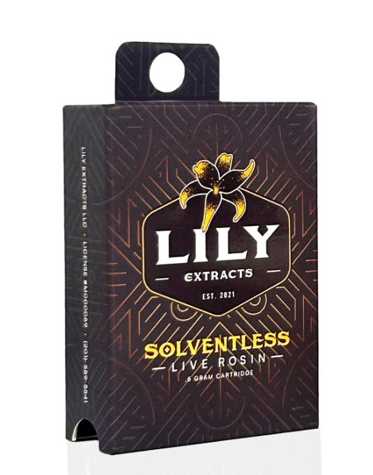 Photograph of product: Lily Extracts Muscadine (I) Live Rosin Cartridge 0.5g