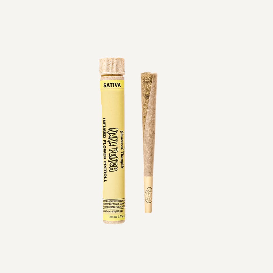 Photograph of product: REC Shattered Thoughts Nana Punch Infused Preroll 1.25g