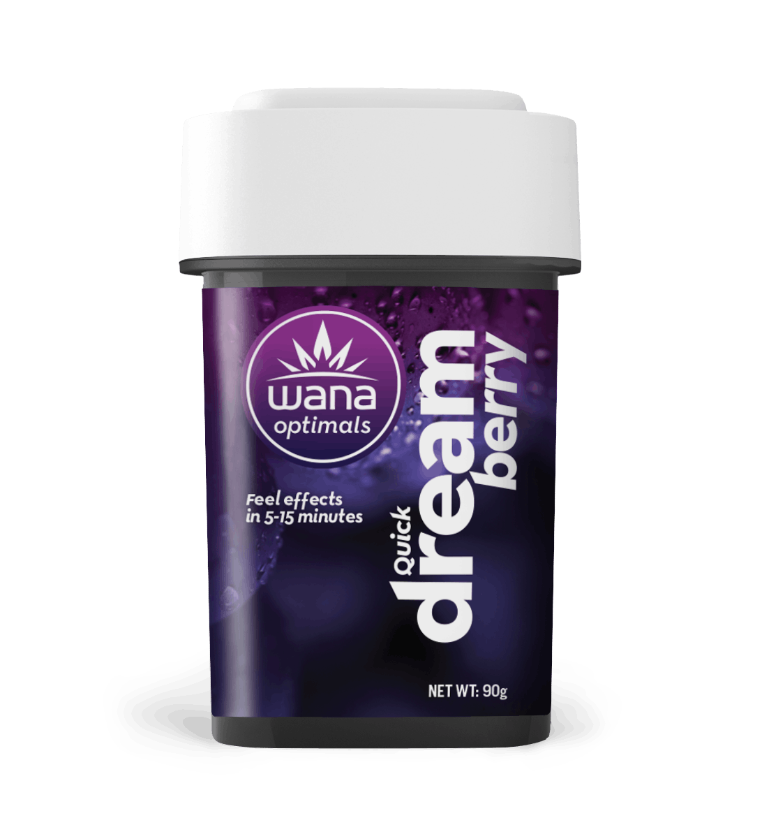 Photograph of product: Wana Quick - Dream Berry - 5:1:1:1 CBD:CBN:CBG:TH-oui 00160