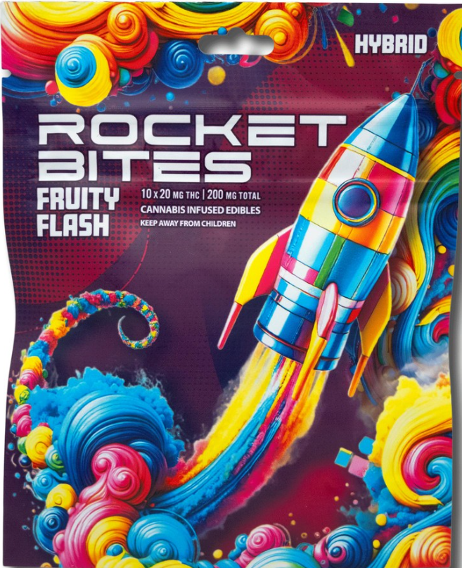 Photograph of product: Fruity Flash | Gummies 200mg